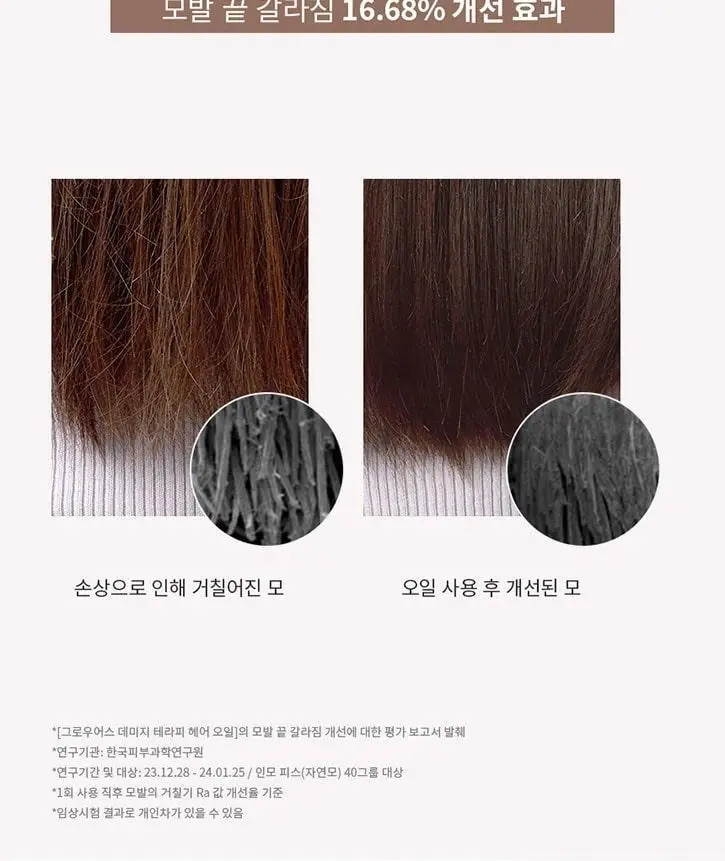 [샴푸 증정기획/샤인광채] 그로우어스 데미지 테라피 헤어 오일 65ml 기획/단품 상세페이지 11